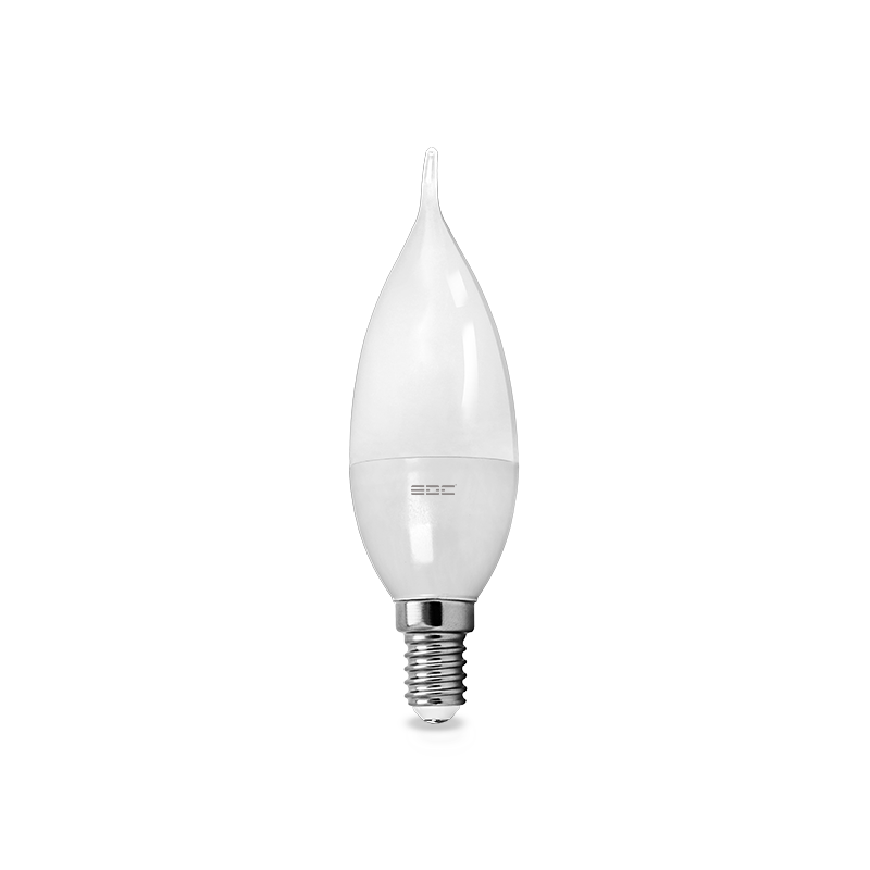 لامپ ال ای دی شمعی اشکی مات 5 وات EDC E14