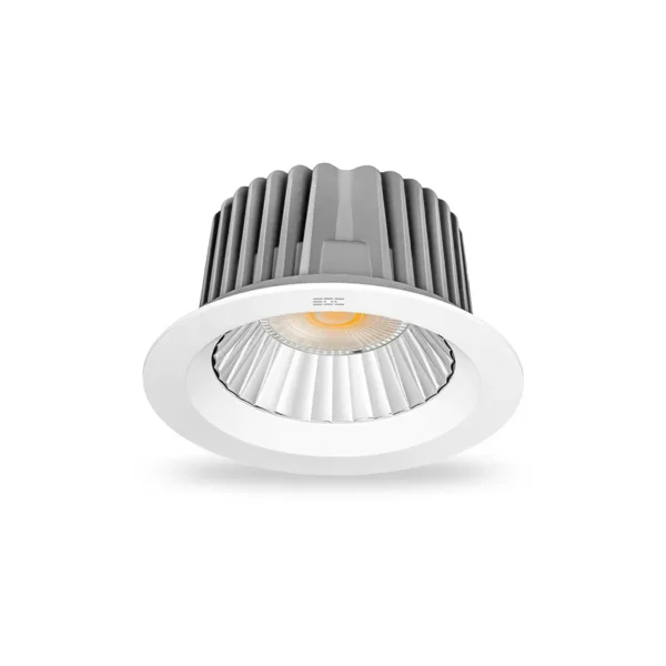 چراغ سقفی توکار ایشاین بدنه سفید گرد 20 وات EDC